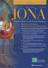 Journal of Nursing Administration